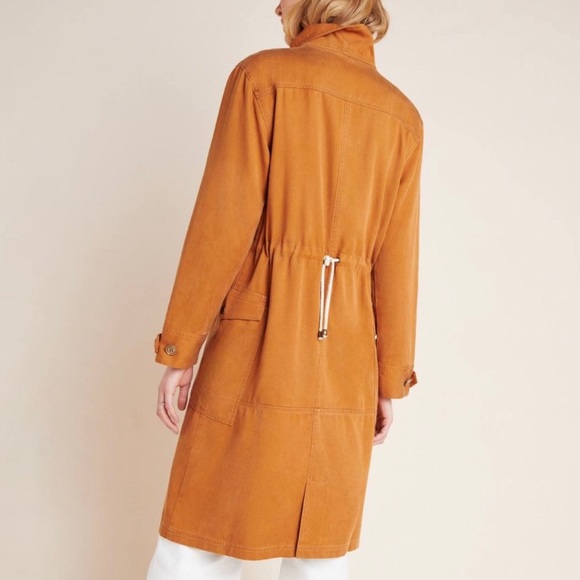 NWT Anthropologie Uma Utility Duster Cedar Jacket - Picture 6 of 8